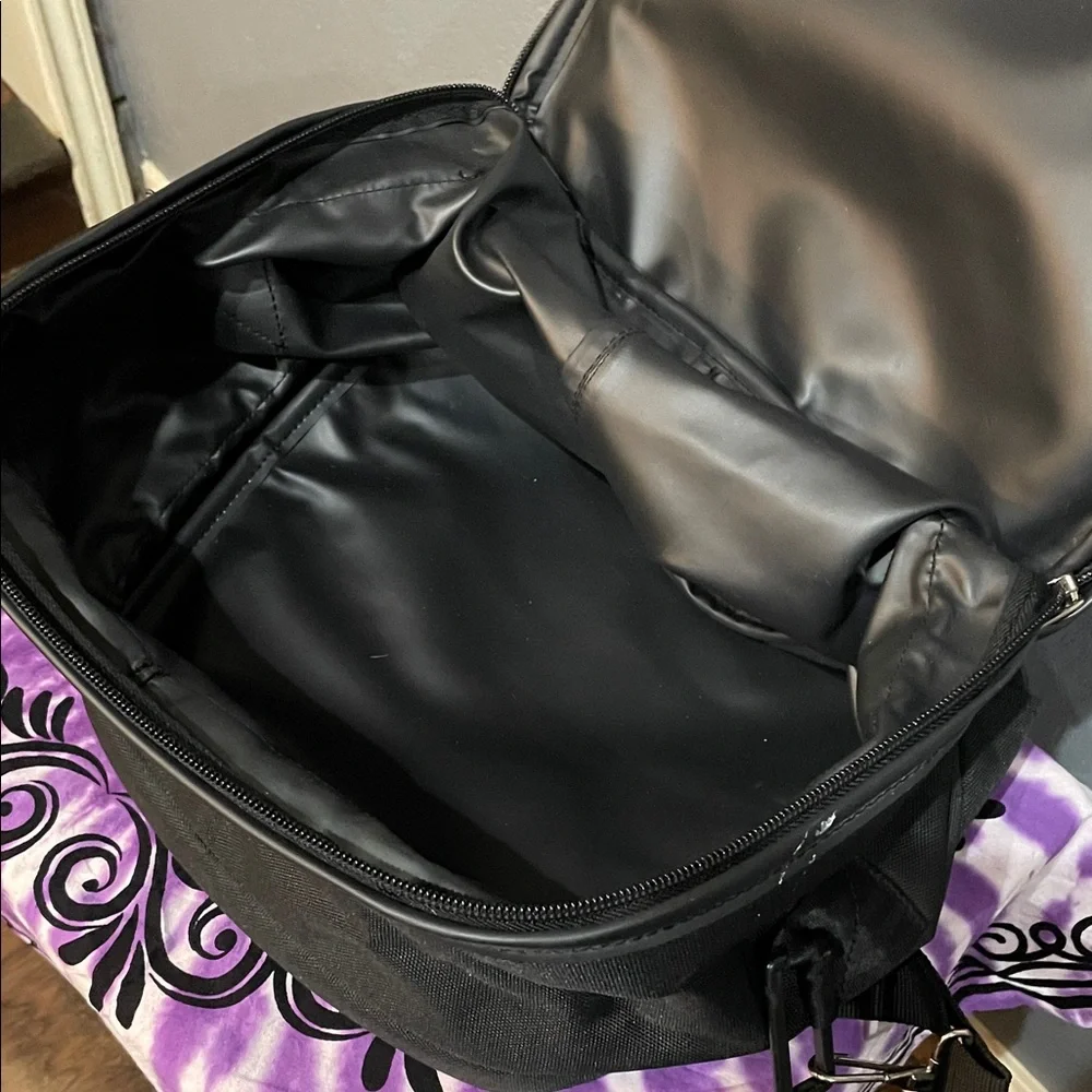 Black Travel Backpack - Picture 2 of 3